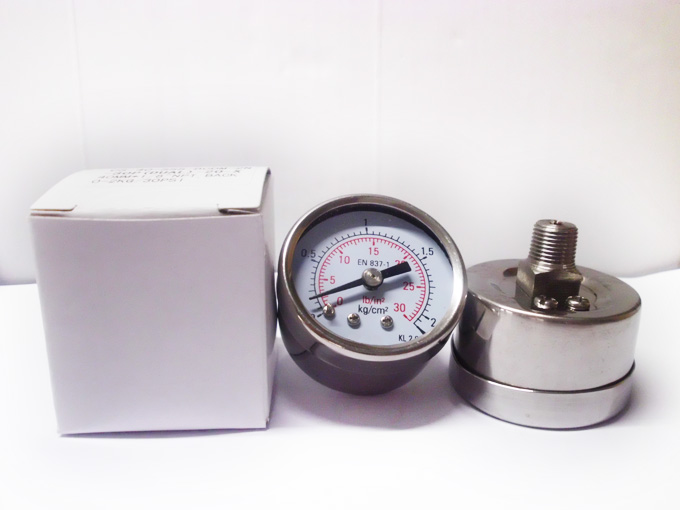 All stainless steel pressure gauge